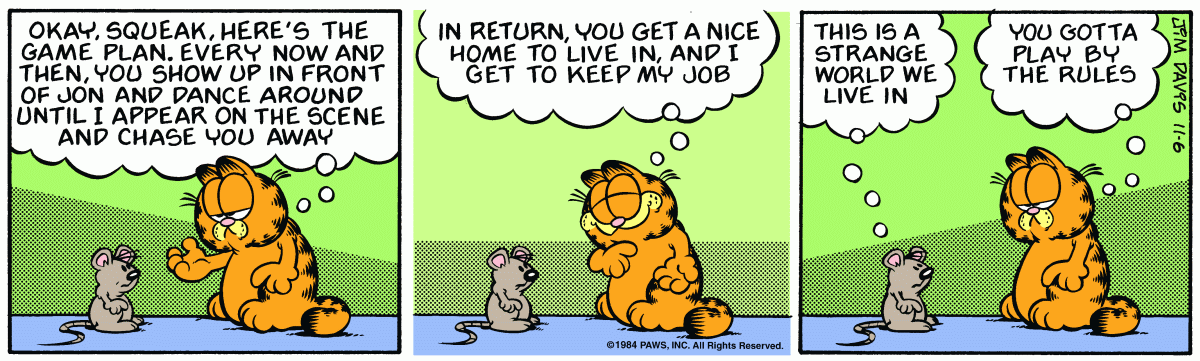 Garfield, November 6, 1984