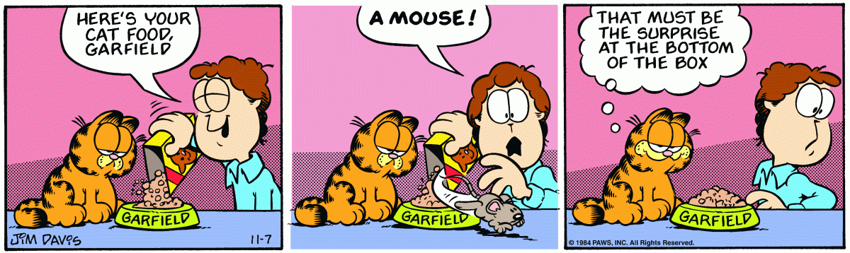 Garfield, November 7, 1984