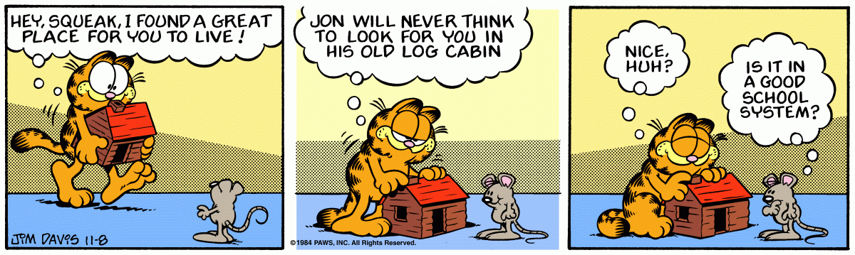 Garfield, November 8, 1984