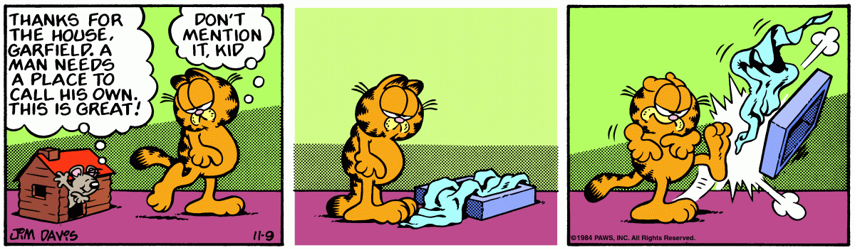 Garfield, November 9, 1984