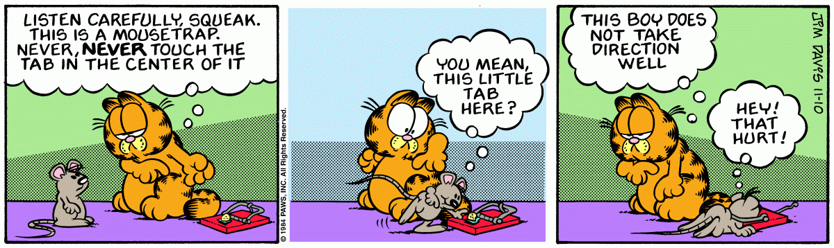 Garfield, November 10, 1984