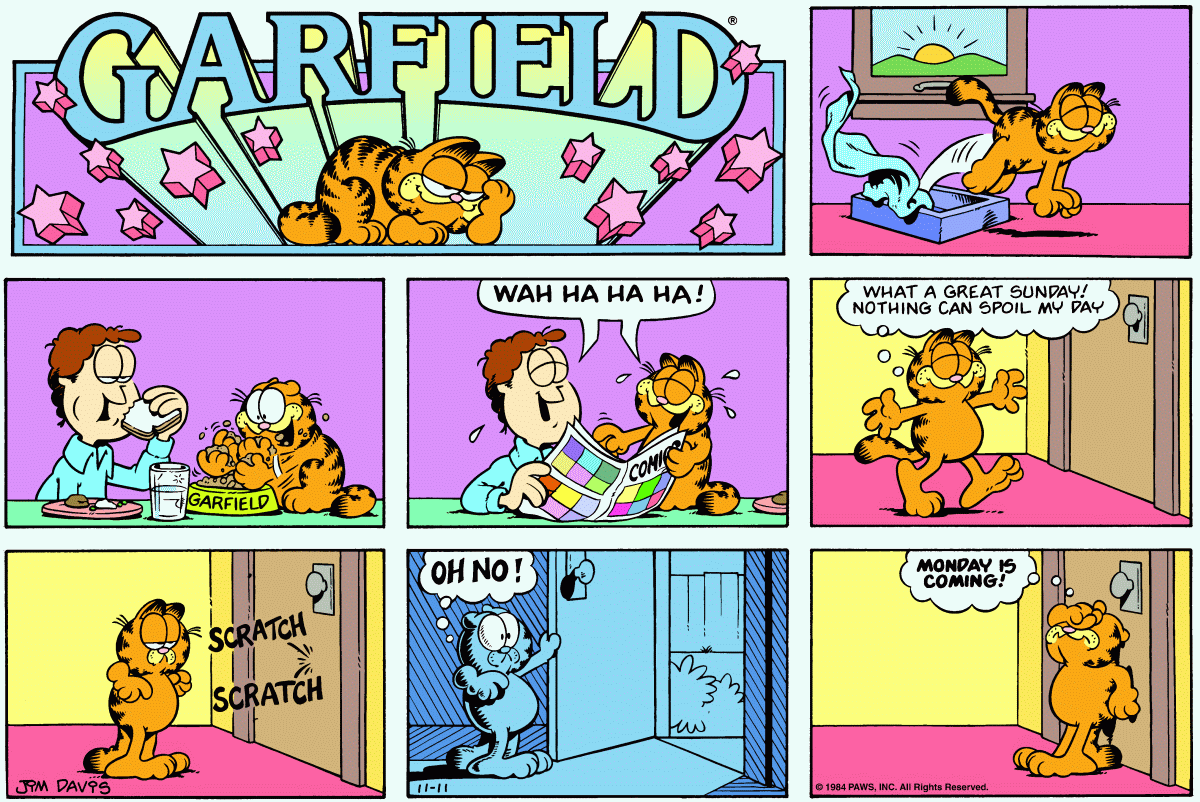 Garfield, November 11, 1984