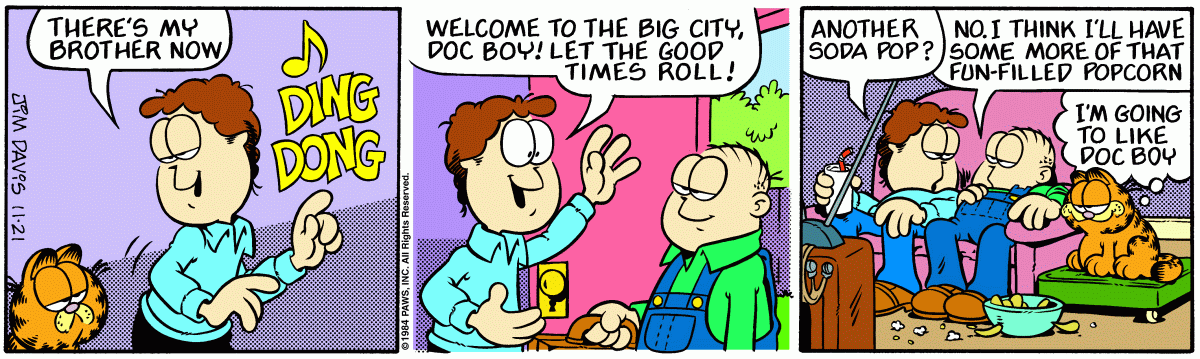 Garfield, November 21, 1984