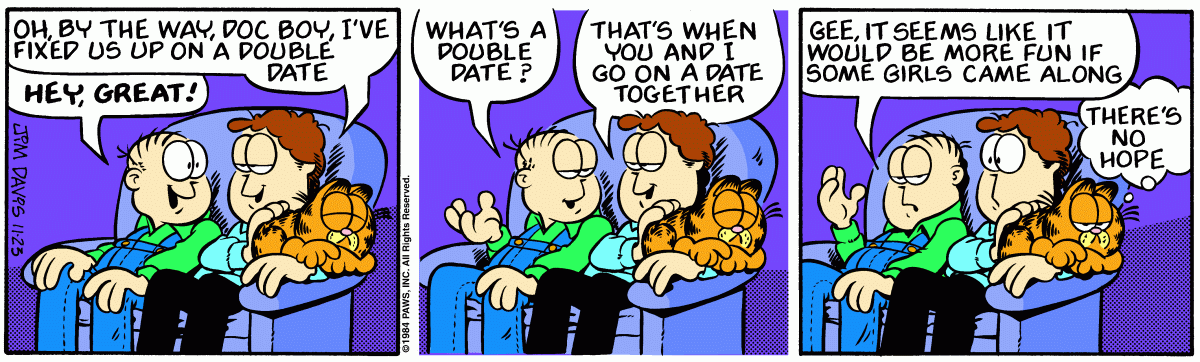 Garfield, November 23, 1984
