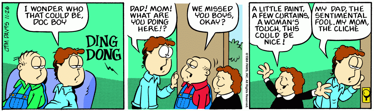 Garfield, November 26, 1984
