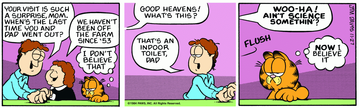 Garfield, November 27, 1984