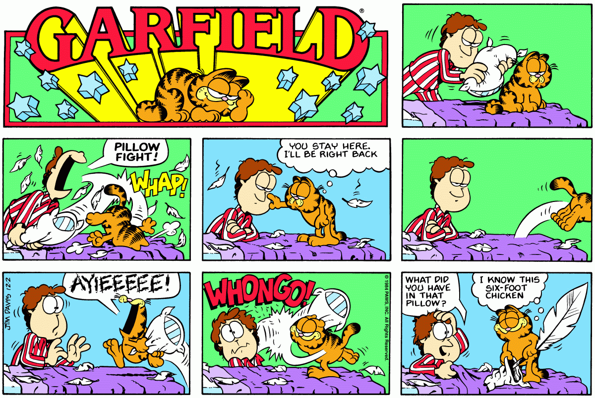 Garfield, December 2, 1984