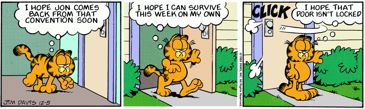 Garfield, December 5, 1984