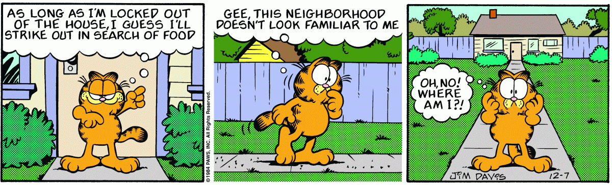 Garfield, December 7, 1984