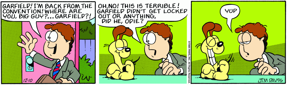 Garfield, December 10, 1984