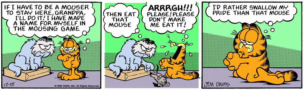 Garfield, December 15, 1984