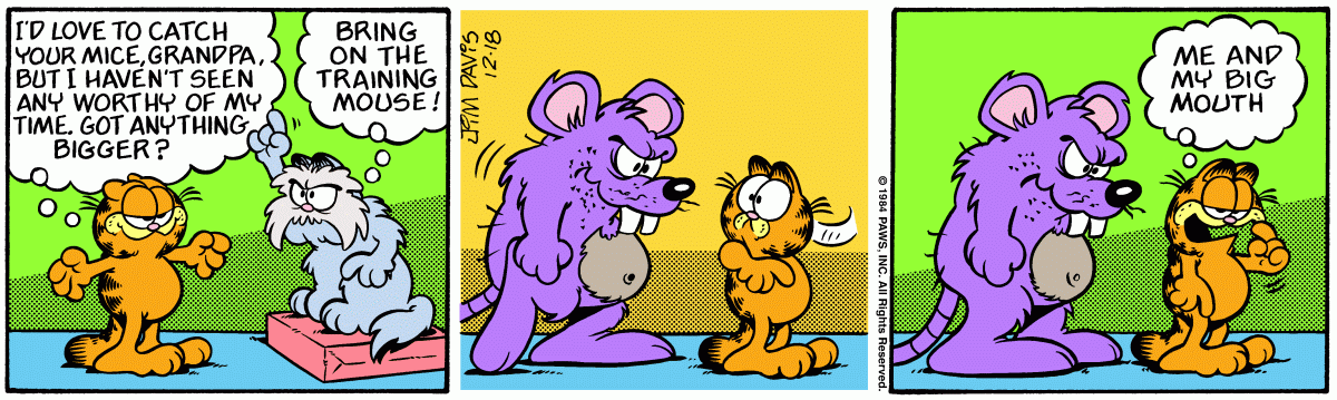 Garfield, December 18, 1984