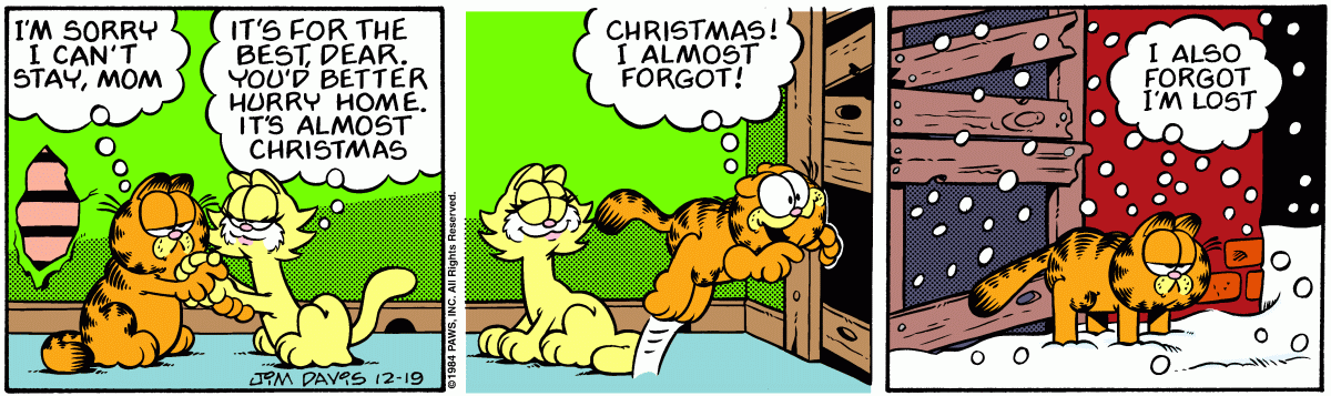 Garfield, December 19, 1984