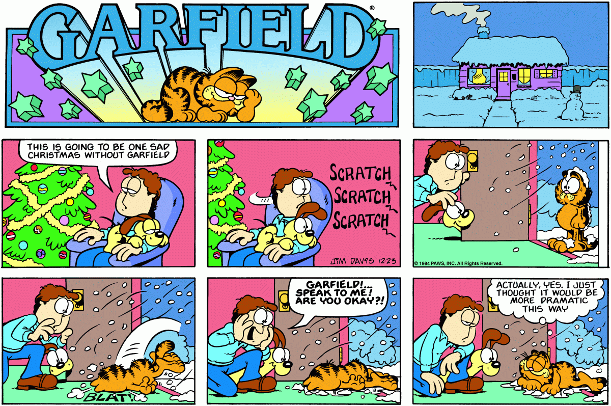 Garfield, December 23, 1984