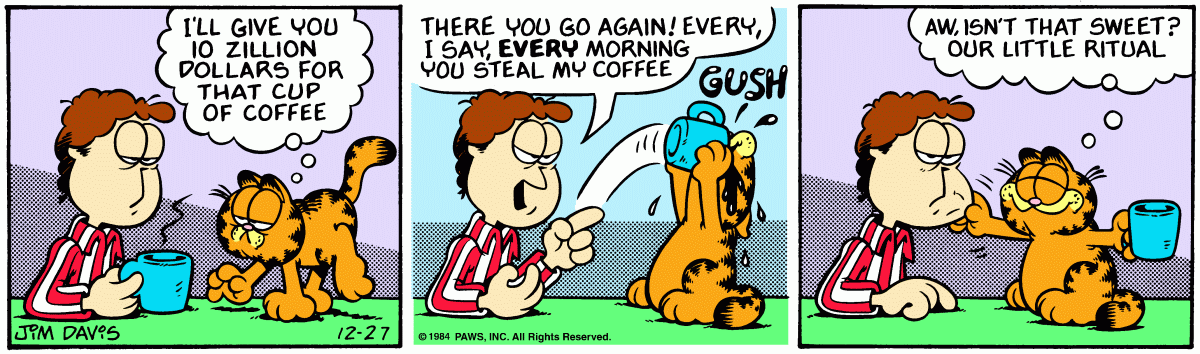 Garfield, December 27, 1984