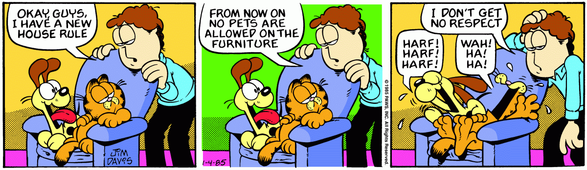 Garfield, January 4, 1985