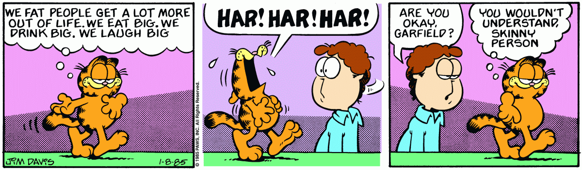 Garfield, January 8, 1985