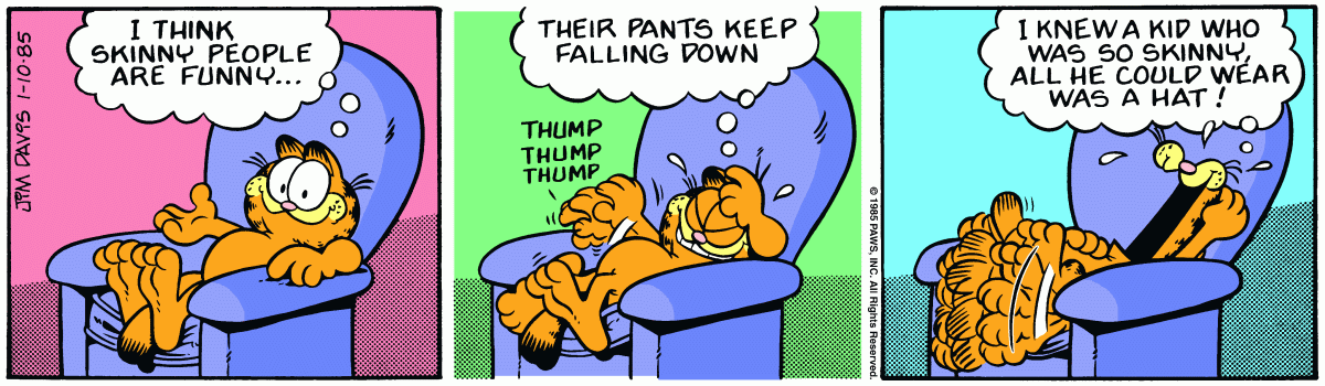 Garfield, January 10, 1985