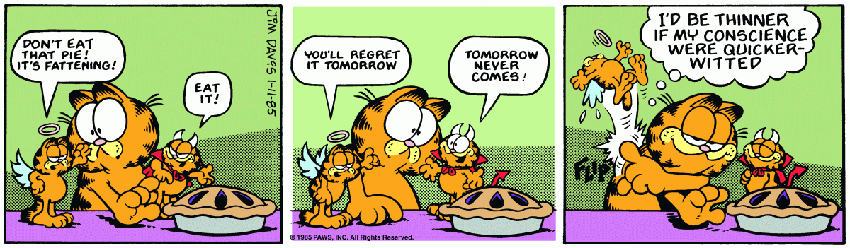 Garfield, January 11, 1985