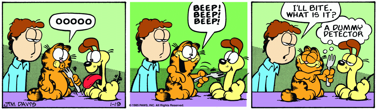 Garfield, January 19, 1985