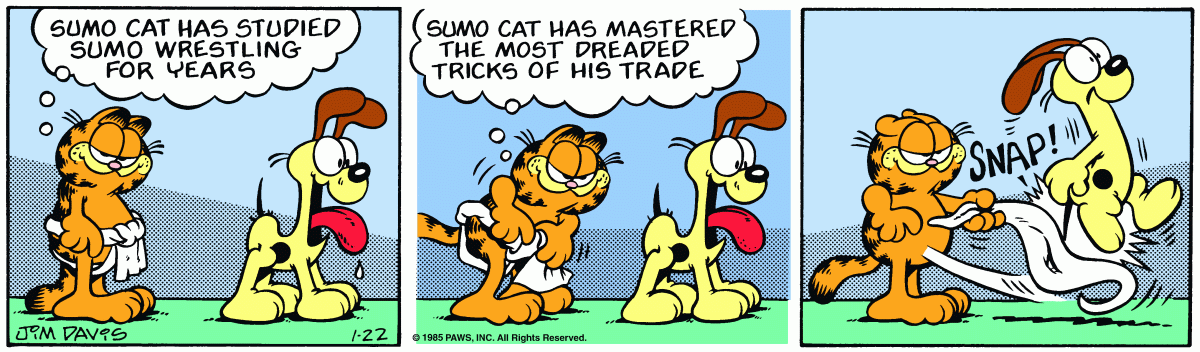 Garfield, January 22, 1985