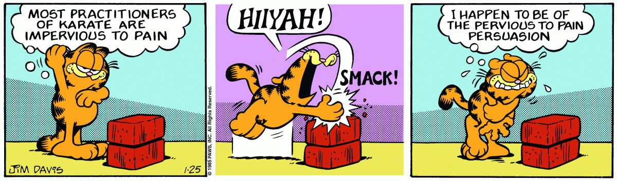 Garfield, January 25, 1985