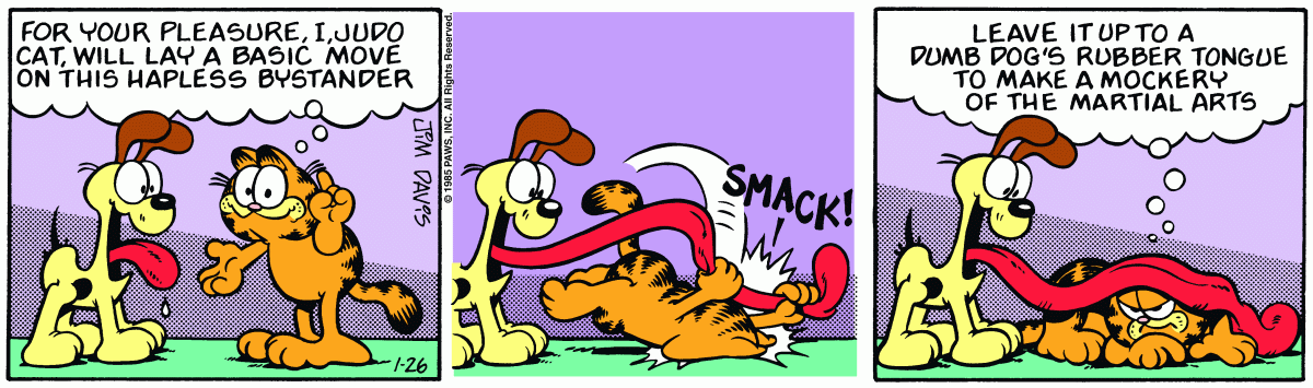 Garfield, January 26, 1985