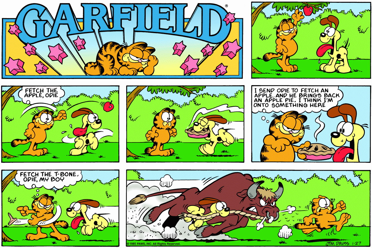 Garfield, January 27, 1985