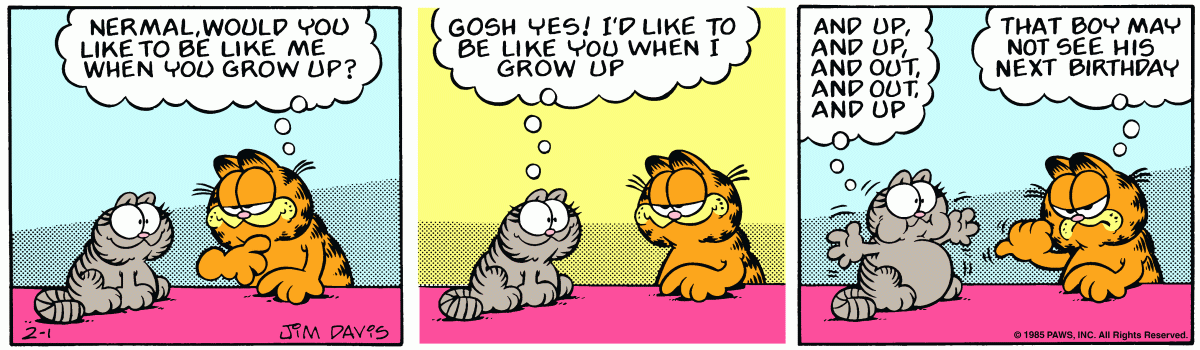 Garfield, February 1, 1985