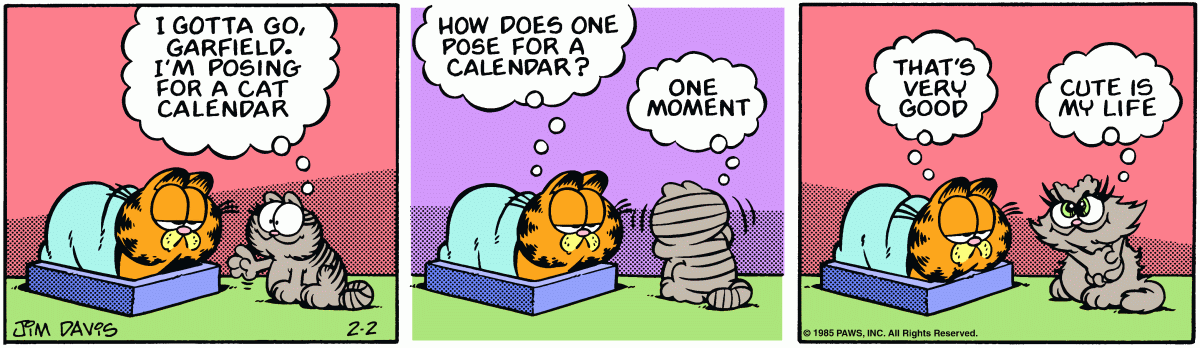 Garfield, February 2, 1985