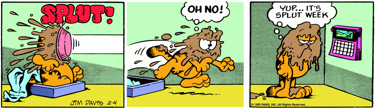 Garfield, February 4, 1985