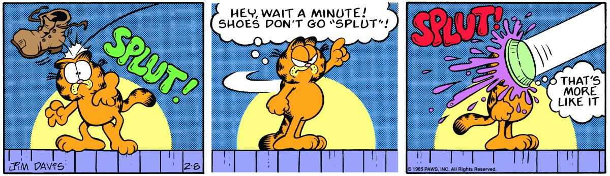 Garfield, February 8, 1985