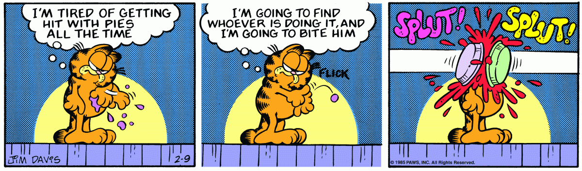Garfield, February 9, 1985