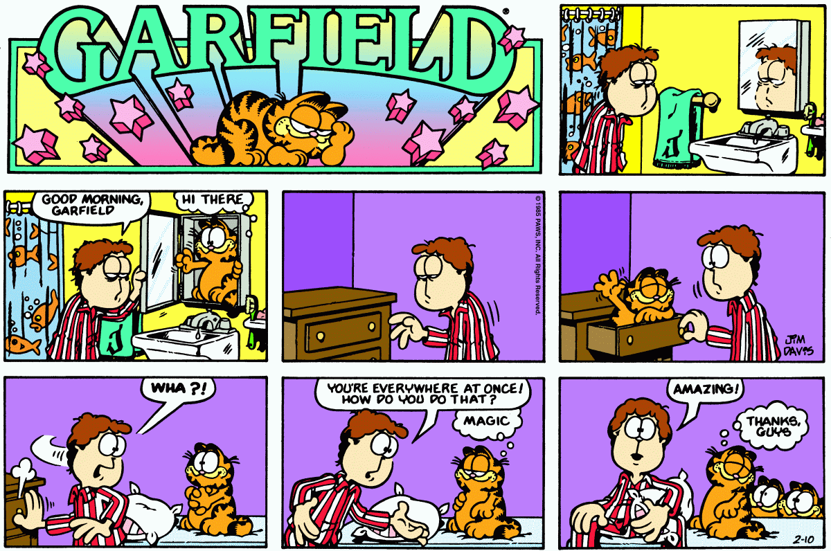 Garfield, February 10, 1985
