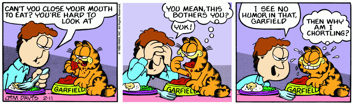 Garfield, February 11, 1985