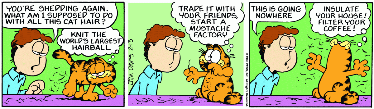 Garfield, February 13, 1985