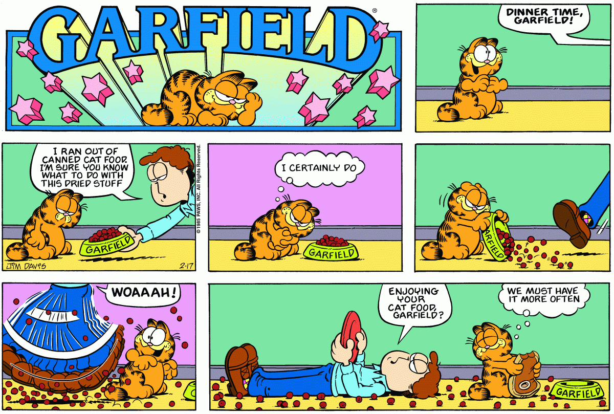 Garfield, February 17, 1985