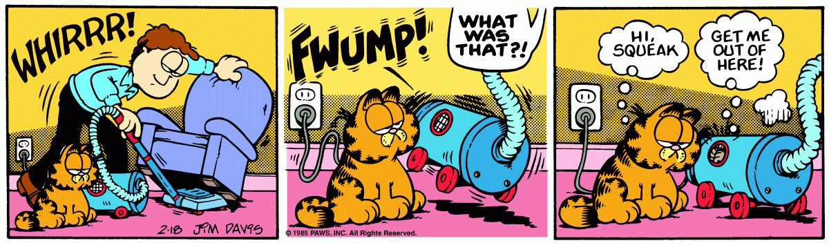 Garfield, February 18, 1985