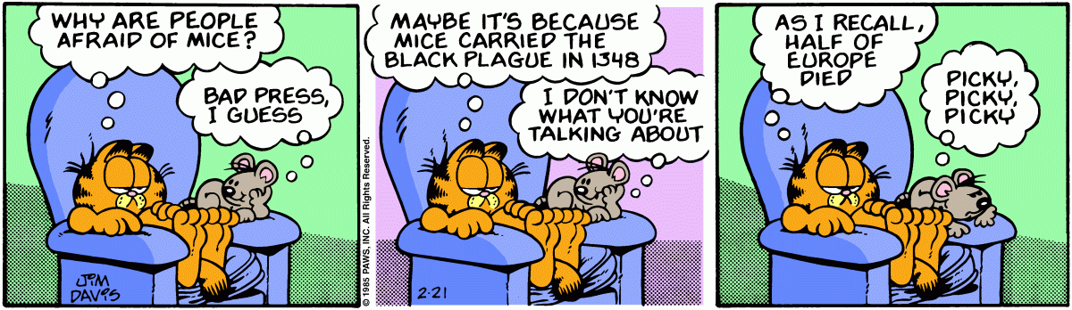 Garfield, February 21, 1985