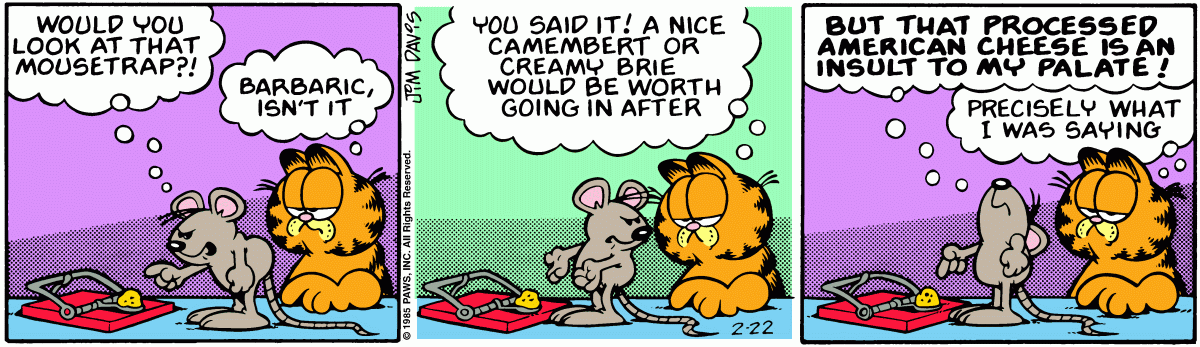 Garfield, February 22, 1985