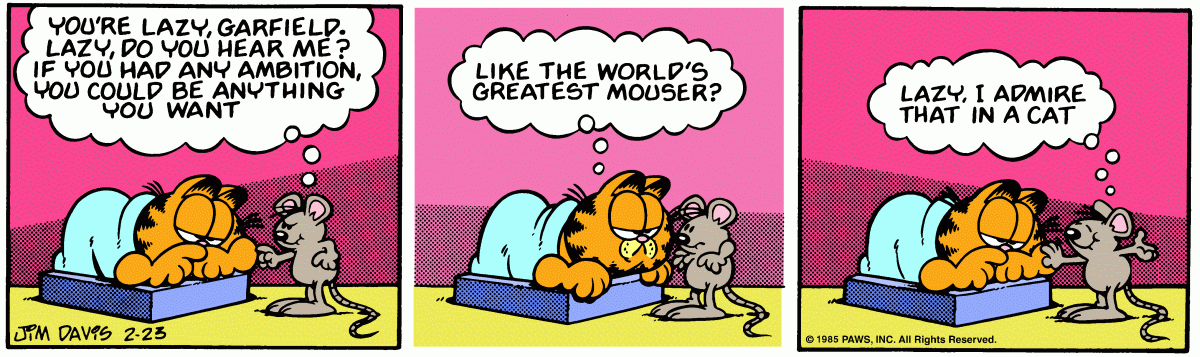 Garfield, February 23, 1985