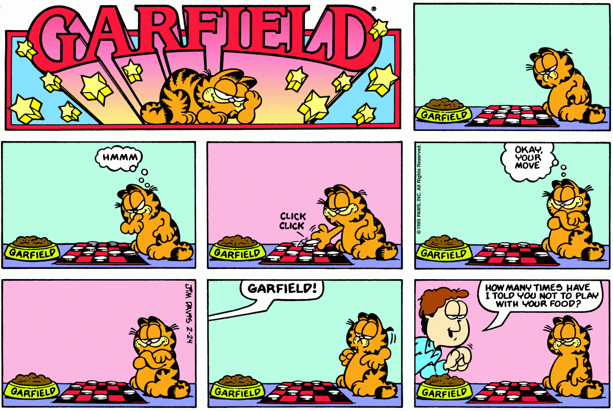 Garfield, February 24, 1985