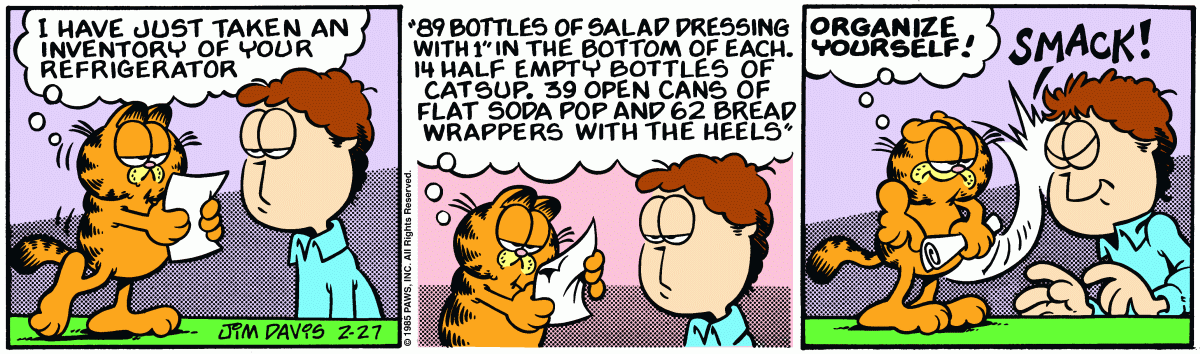 Garfield, February 27, 1985