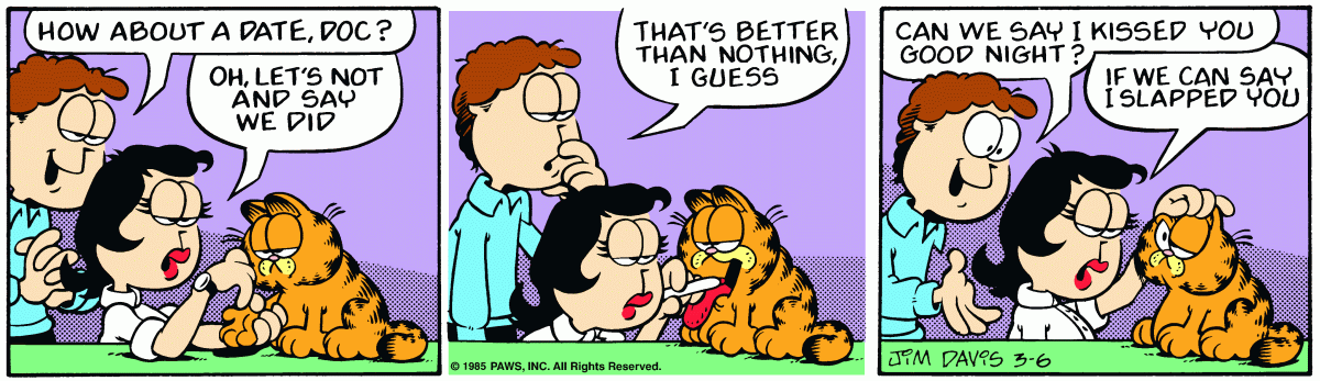 Garfield, March 6, 1985