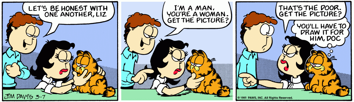 Garfield, March 7, 1985