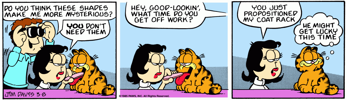 Garfield, March 8, 1985