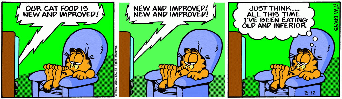 Garfield, March 12, 1985