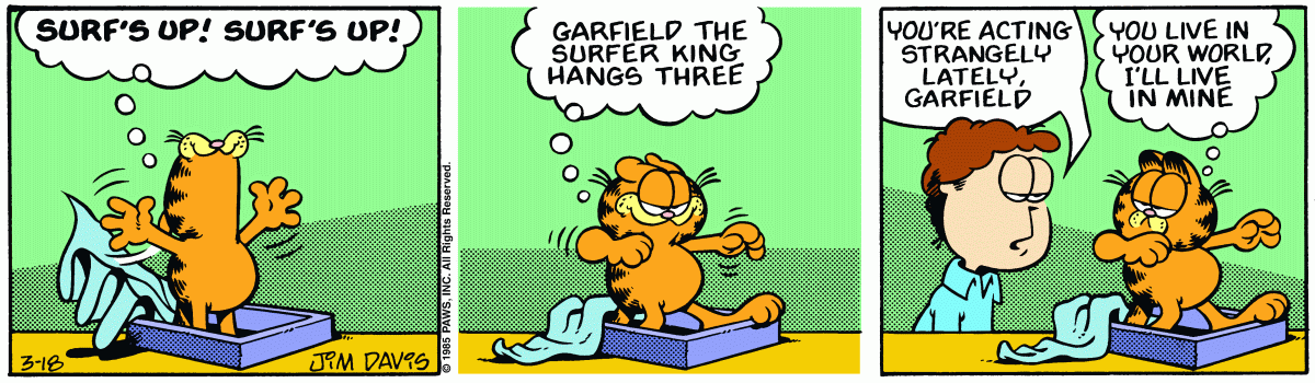 Garfield, March 18, 1985