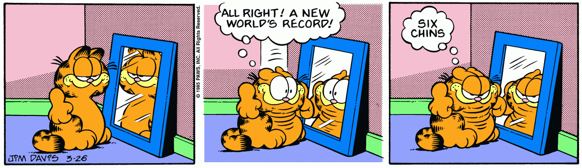 Garfield, March 26, 1985