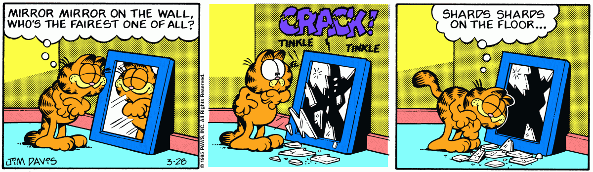 Garfield, March 28, 1985